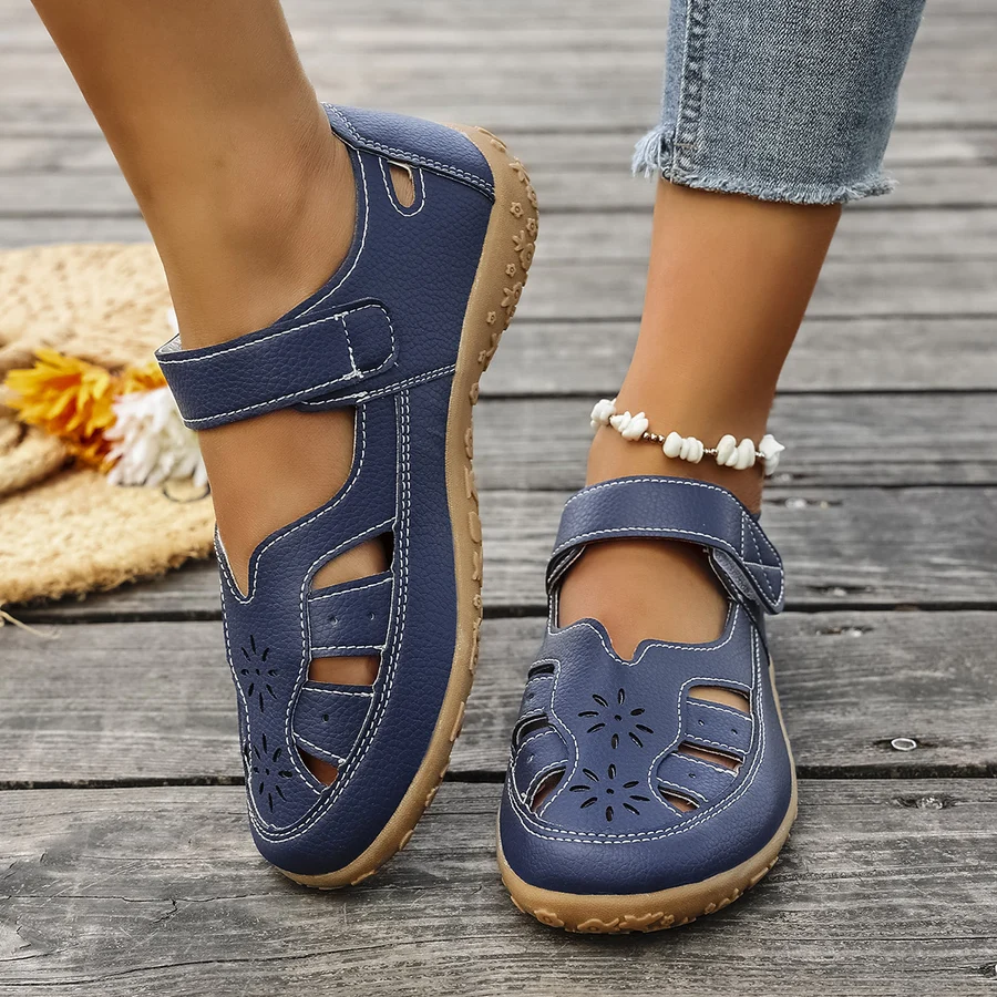 ⏰Ultima zi, reducere 40%! Nu ratați - Sandale ortopedice cu design ergonomic ✅️Amortizare șocuri ✅️Încălțăminte ortopedică sănătoasă, concepută special pentru femeile europene.