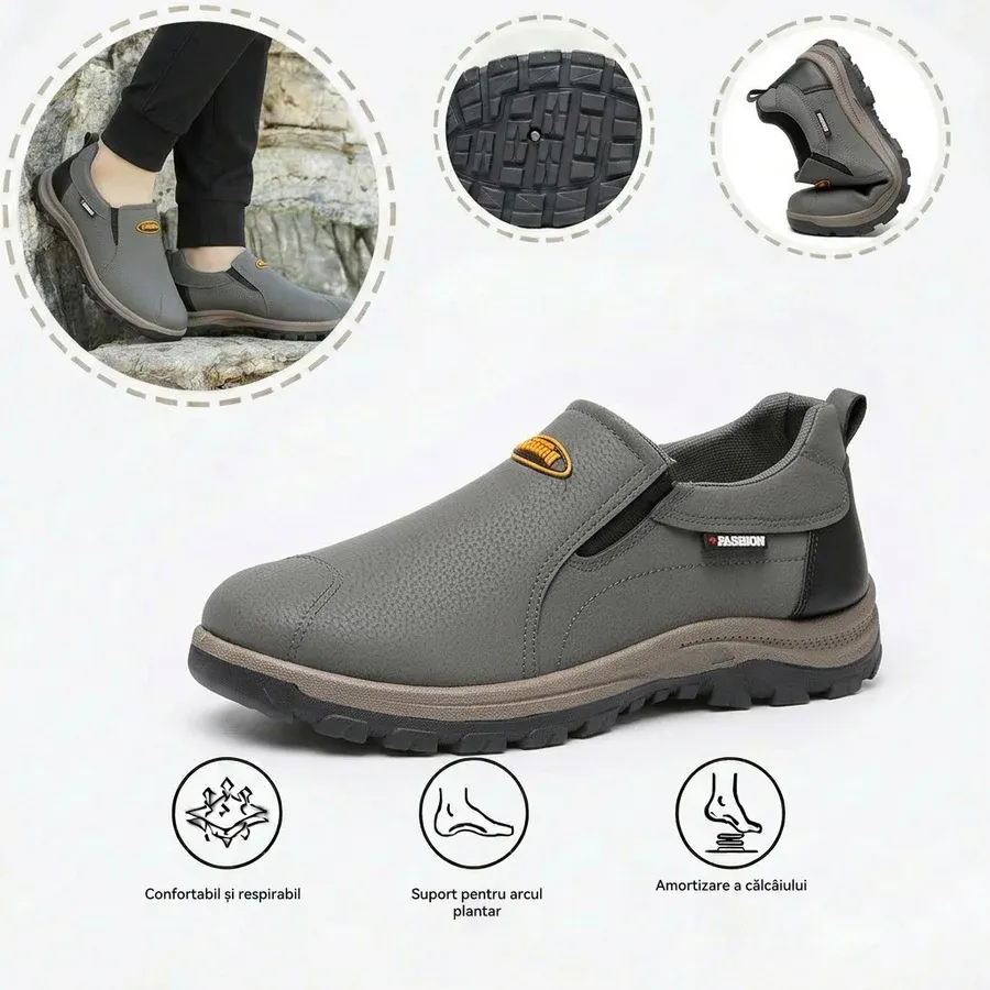 🎁Ultima zi pentru o reducere de 40%, nu ratați!⏰Fabricați din piele de vițel australiană🐂Suport pentru picioare - ameliorează durerea de picioare✅Impermeabili și antiderapanți, confortabili la mers.