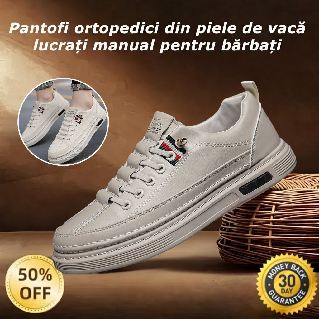 🎁Ultima zi pentru o reducere de 50%! Nu rata ocazia! 🐂 Pantofi bărbătești din piele cusuți manual👞 Gamă completă de mărimi, realizați la comandă ✅ Calzi, confortabili, impermeabili și antiderapanți