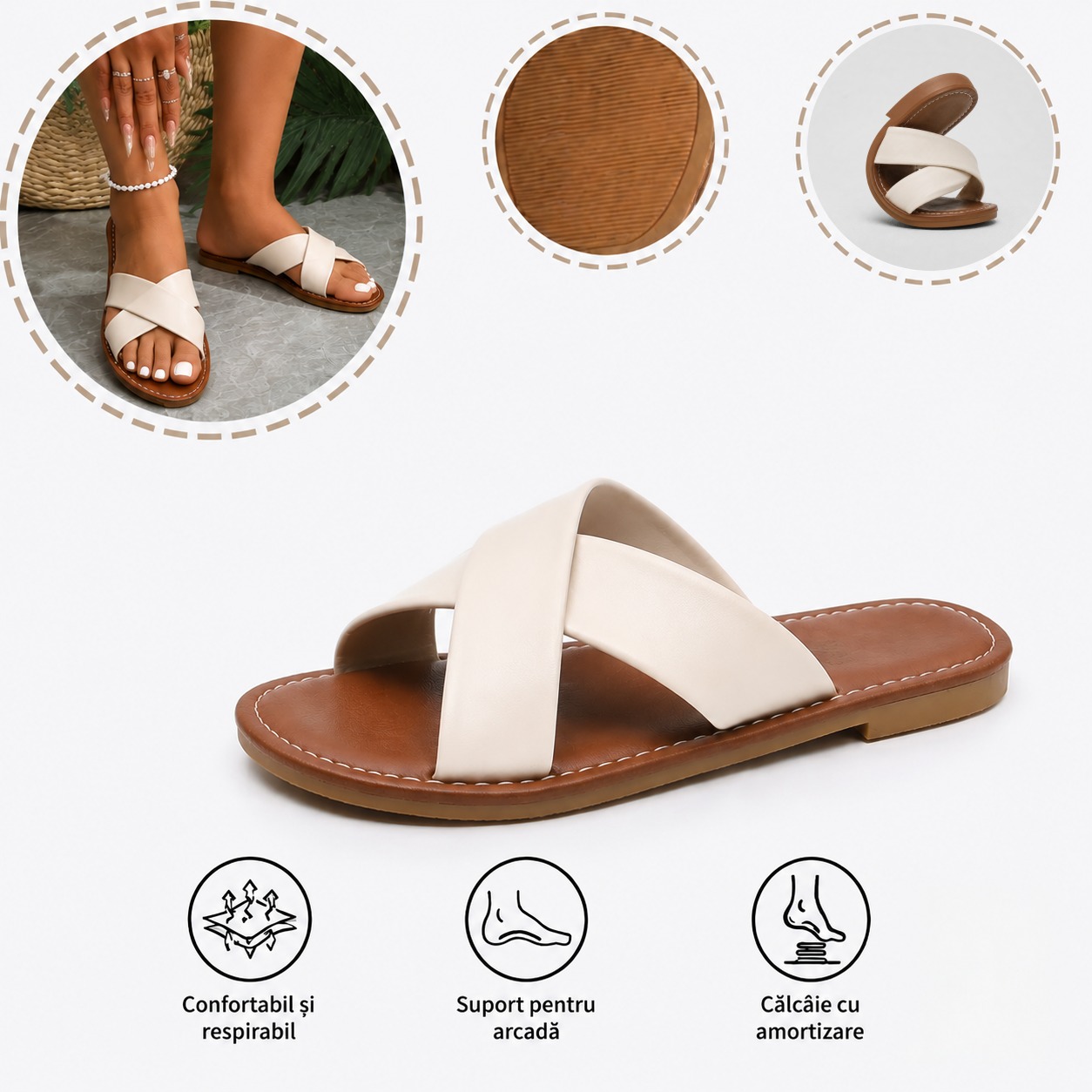 ⏰Ultima zi, reducere 60%! Nu ratați - Sandale ortopedice cu design ergonomic ✅️Amortizare șocuri ✅️Încălțăminte ortopedică sănătoasă, concepută special pentru femeile europene.