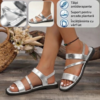 ⏰Ultima zi, reducere 60%! Nu ratați - Sandale ortopedice cu design ergonomic ✅️Amortizare șocuri ✅️Încălțăminte ortopedică sănătoasă, concepută special pentru femeile europene.