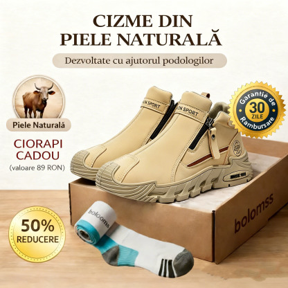 ⭕️Pantofi ortopedici din piele de vacă lucrați manual👞 Brant ortopedic bazat pe inteligență artificială + suport pentru gleznă ✅ Calzi, confortabili, impermeabili și antiderapanți