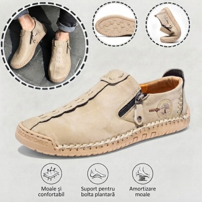 🎁Ultima zi pentru o reducere de 40%, nu ratați!⏰Fabricați din piele de vițel australiană🐂Suport pentru picioare - ameliorează durerea de picioare✅Impermeabili și antiderapanți, confortabili la mers.