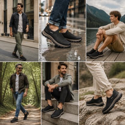 🎁Ultima zi pentru o reducere de 40%, nu ratați!⏰Fabricați din piele de vițel australiană🐂Suport pentru picioare - ameliorează durerea de picioare✅Impermeabili și antiderapanți, confortabili la mers.