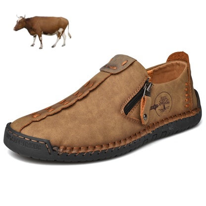 [⏰ Ultima zi pentru a te bucura de o reducere de 70% - nu rata ocazia!] 🐂Pantofi de mers pentru bărbați din piele de vițel australiană 👞 ✅ Ameliorează durerea și mergi confortabil