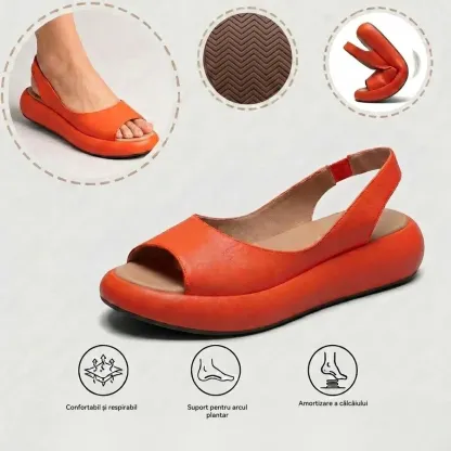 ⏰Ultima zi, reducere 40%! Nu ratați - Sandale ortopedice cu design ergonomic ✅️Amortizare șocuri ✅️Încălțăminte ortopedică sănătoasă, concepută special pentru femeile europene.