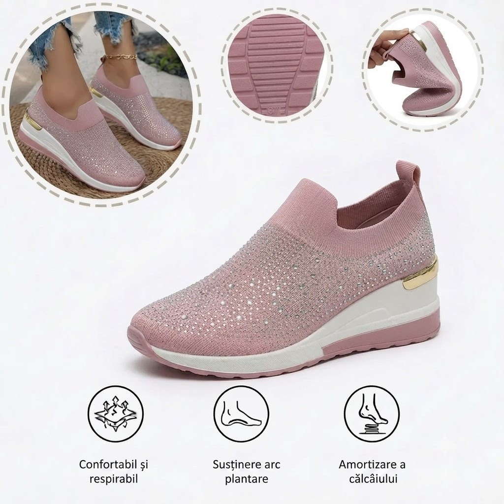 ⏰Ultima zi, reducere 40%! Nu ratați - Pantofi ortopedici cu design ergonomic ✅️Absorbție a șocurilor ✅️Încălțăminte ortopedică sănătoasă, concepută special pentru femeile europene.