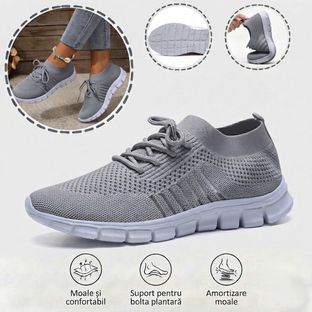 ⏰Ultima zi, reducere 40%! Nu ratați - Pantofi ortopedici cu design ergonomic ✅️Absorbție a șocurilor ✅️Încălțăminte ortopedică sănătoasă, concepută special pentru femeile europene.