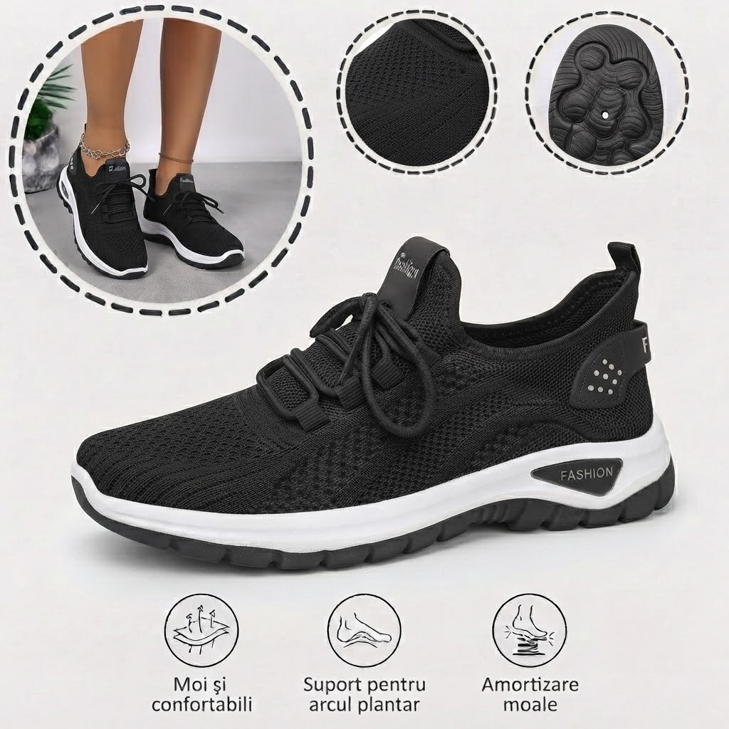 ⏰Ultima zi, reducere 40%! Nu ratați - Pantofi ortopedici cu design ergonomic ✅️Absorbție a șocurilor ✅️Încălțăminte ortopedică sănătoasă, concepută special pentru femeile europene.