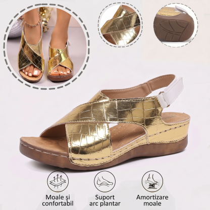 ⏰️Nu rata reducerea noastră de 50%! ✅ Sandale de înaltă calitate 🦶 Model nou de vară - impermeabile și antiderapante 🔴 ușoare și elegante, potrivite pentru orice ocazie.