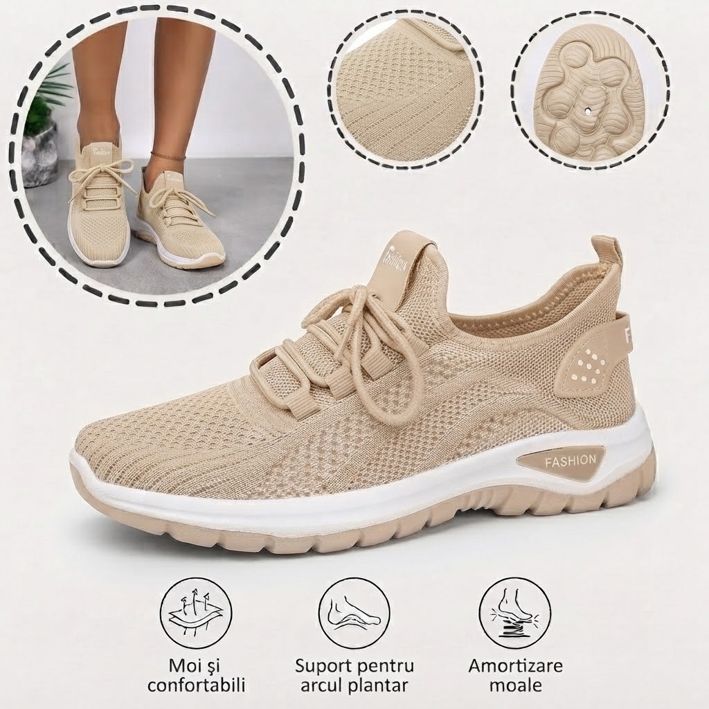 ⏰Ultima zi, reducere 40%! Nu ratați - Pantofi ortopedici cu design ergonomic ✅️Absorbție a șocurilor ✅️Încălțăminte ortopedică sănătoasă, concepută special pentru femeile europene.