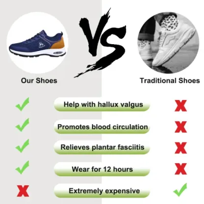 (🔥50% reducere astăzi - nu-l rata⏰) Pantofi ortopedici casual pentru bărbați de înaltă calitate 👞Confortabil și respirabil - potriviti pentru mers pe jos