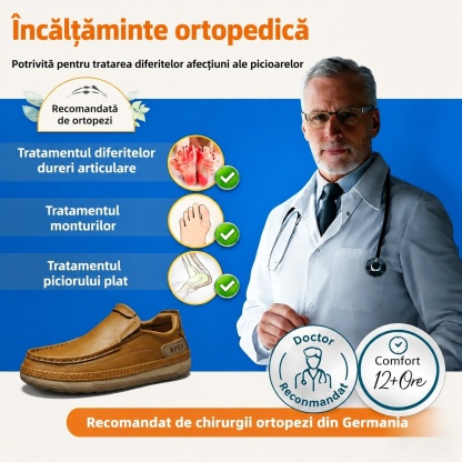 🎁Ultima zi pentru o reducere de 60%--nu ratați!⏰Fabricați din piele de vițel australiană🐂Suport pentru picioare - ameliorează durerea de picioare✅Impermeabili și antiderapanți, confortabili la mers.