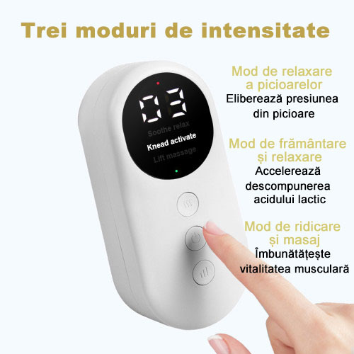 🔥 Aparat de masaj pentru picioare 🦶 Ameliorează umflarea picioarelor ✅ Portabil, ușor, ajută la drenarea lichidului cauzat de edeme