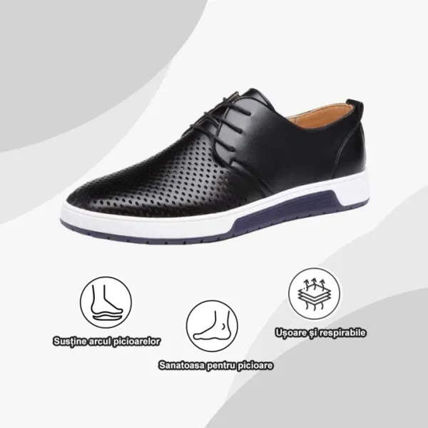 (🔥50% reducere astăzi - doar astăzi) Pantofi ortopedici din piele naturală pentru bărbați👞Suport arcuit, ușor, confortabil și potrivit pentru mers pe jos