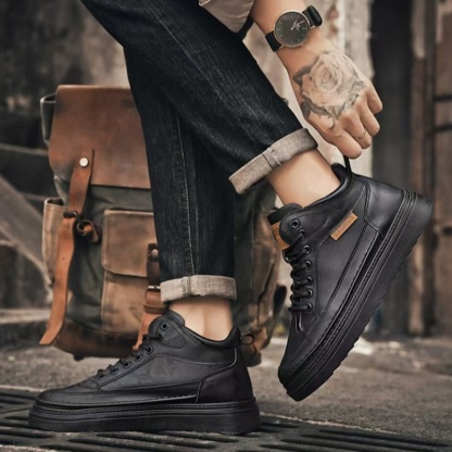 【⏰50% REDUCERE AZI - NU RĂTAȚI-O】Pantofi comozi pentru bărbați ✅Suport arc - Piele de înaltă calitate + cusătură manuală👞
