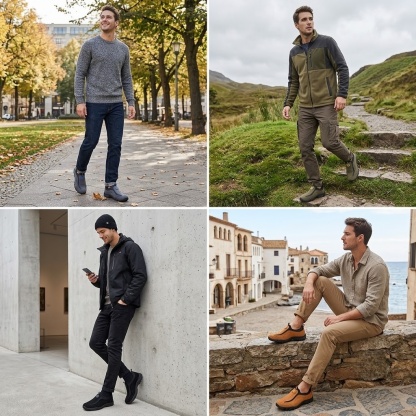 🎁Ultima zi pentru o reducere de 40%, nu ratați!⏰Fabricați din piele de vițel australiană🐂Suport pentru picioare - ameliorează durerea de picioare✅Impermeabili și antiderapanți, confortabili la mers.