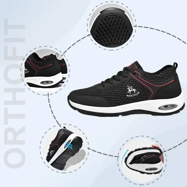 (🔥50% reducere astăzi - nu-l rata⏰) Pantofi ortopedici casual pentru bărbați de înaltă calitate 👞Confortabil și respirabil - potriviti pentru mers pe jos