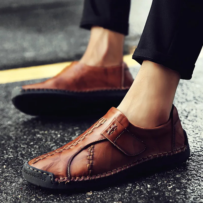 Încălțăminte pentru bărbați Pantofi de drumeție Pantofi de drumeție din piele PU confortabili lucrați manual