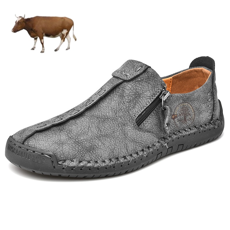 [⏰ Ultima zi pentru a te bucura de o reducere de 70% - nu rata ocazia!] 🐂Pantofi de mers pentru bărbați din piele de vițel australiană 👞 ✅ Ameliorează durerea și mergi confortabil