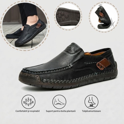 🎁Ultima zi pentru a te bucura de o reducere de 40%, nu o rata! ⏰Fabricați din piele de vițel australiană🐂Suport pentru picioare - ameliorează durerea de picioare✅Impermeabili și antiderapanți, confortabili la mers✅Eleganți și versatili.