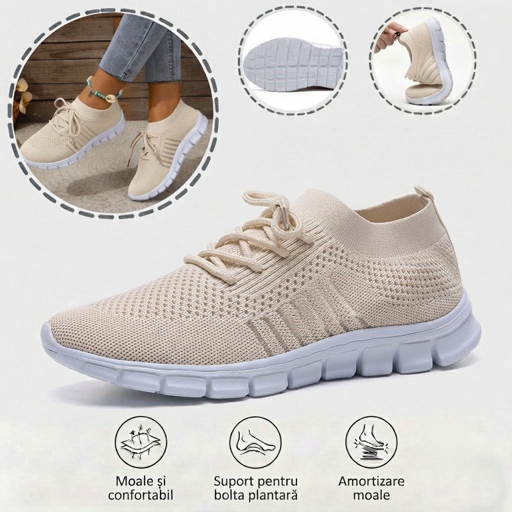 ⏰Ultima zi, reducere 40%! Nu ratați - Pantofi ortopedici cu design ergonomic ✅️Absorbție a șocurilor ✅️Încălțăminte ortopedică sănătoasă, concepută special pentru femeile europene.