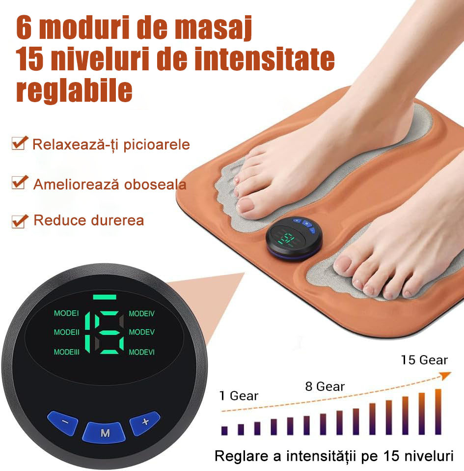 Aparat de masaj pentru picioare
