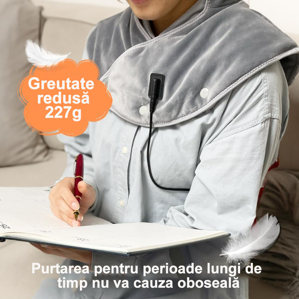 Compresă caldă și masaj pentru gât 🔥 Terapeutul tău personal – relaxează-ți mușchii încordați ai gâtului