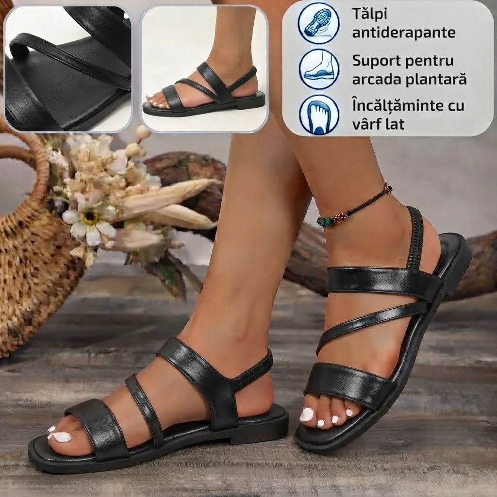 ⏰Ultima zi, reducere 60%! Nu ratați - Sandale ortopedice cu design ergonomic ✅️Amortizare șocuri ✅️Încălțăminte ortopedică sănătoasă, concepută special pentru femeile europene.