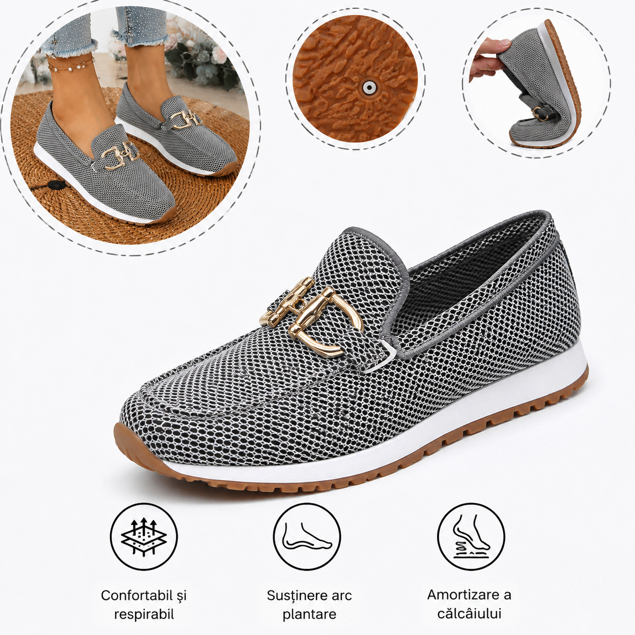 ⏰Ultima zi, reducere 40%! Nu ratați - Pantofi ortopedici cu design ergonomic ✅️Absorbție a șocurilor ✅️Încălțăminte ortopedică sănătoasă, concepută special pentru femeile europene.