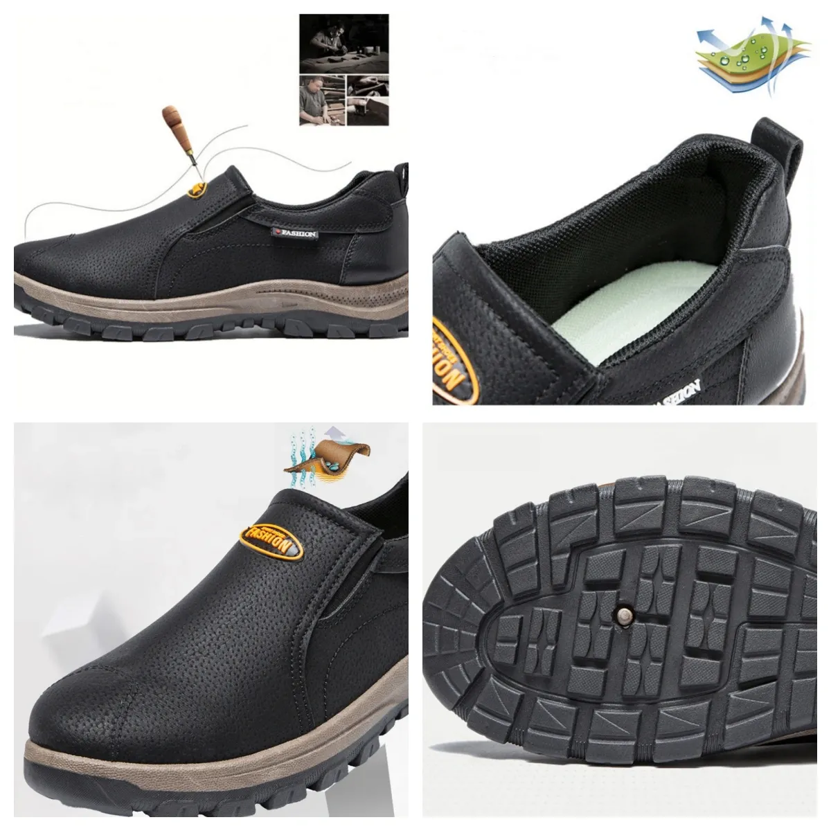 (🔥Timp limitat 50% reducere, doar azi🎁) ⏰Pantofi ortopedici de lux, moi si confortabili din piele naturala (Eficacitate: Calmeaza durerile de picioare)✅