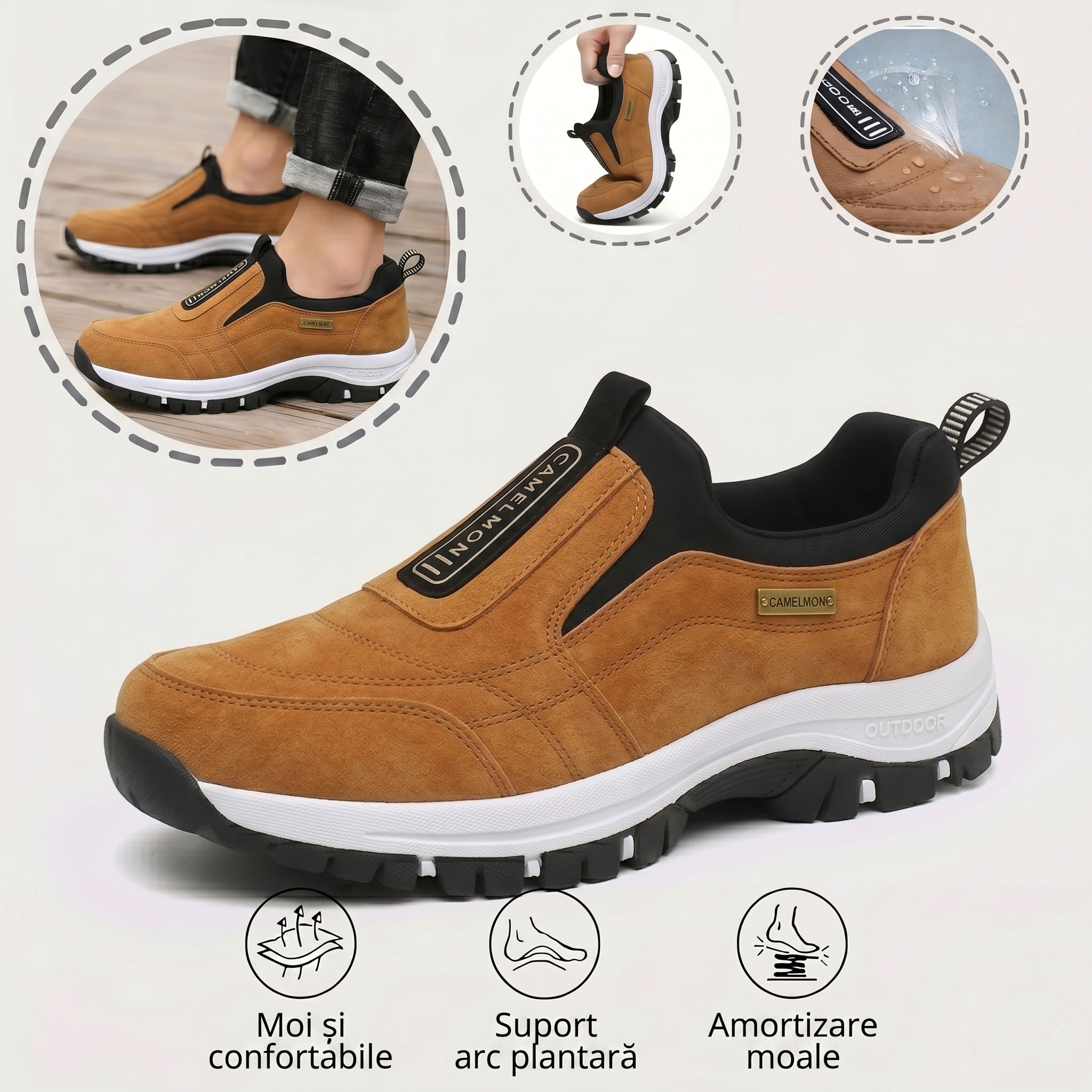 🎁Ultima zi pentru a te bucura de o reducere de 50%! Nu rata ocazia! ⏰ Ameliorează durerile de picioare și fasciita - Încălțăminte ortopedică impermeabilă și antiderapantă.
