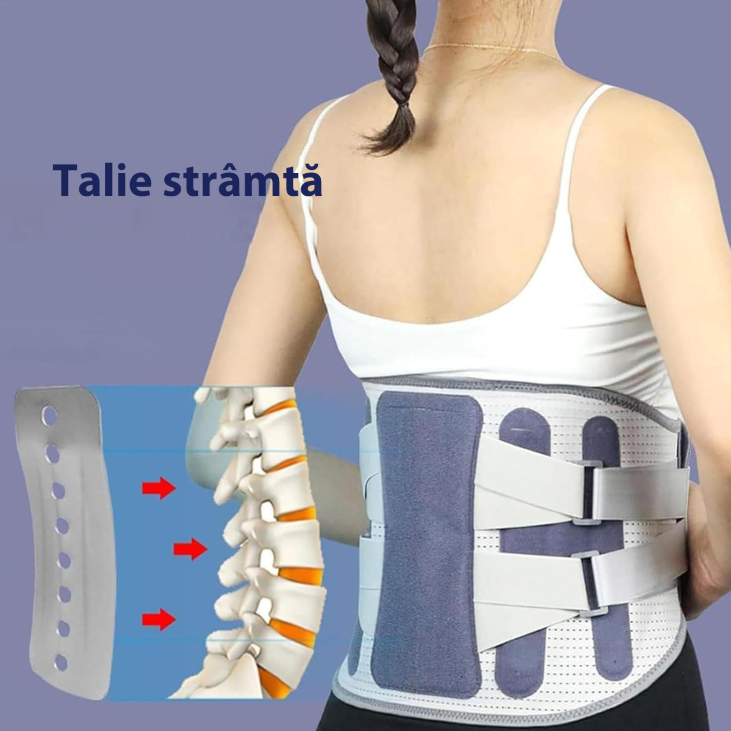 Susține-ți spatele✅️ și protejează-ți coloana vertebrală! Ameliorează durerea🔥 și bucură-te de o viață liberă.