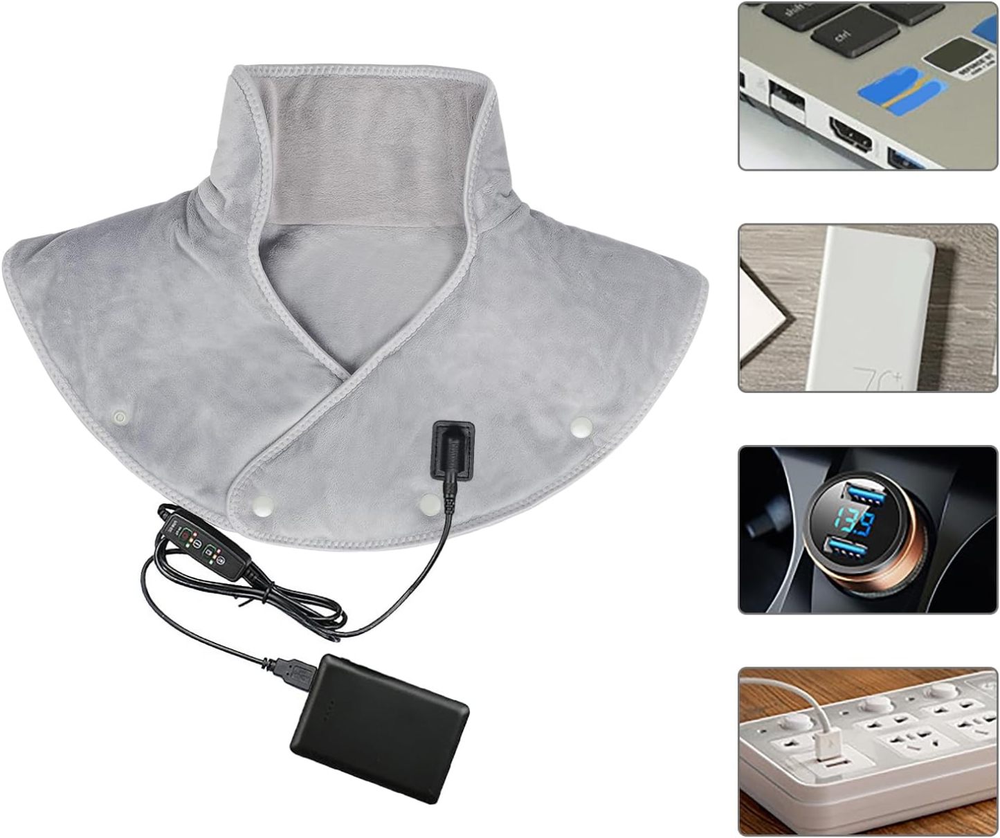 Compresă caldă și masaj pentru gât 🔥 Terapeutul tău personal – relaxează-ți mușchii încordați ai gâtului