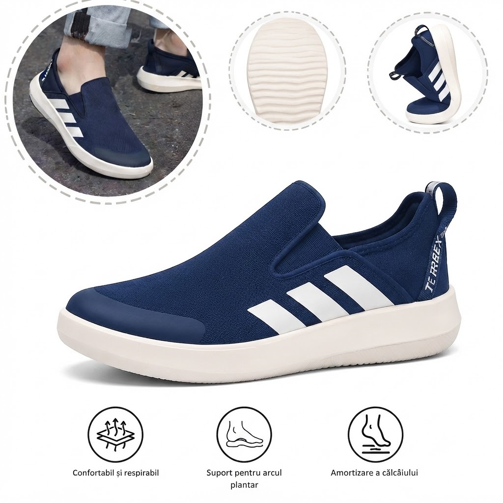 🎁Ultima zi pentru a te bucura de o reducere de 40%! Nu rata ocazia! ⏰ Ameliorează durerile de picioare și fasciita - Încălțăminte ortopedică impermeabilă și antiderapantă.