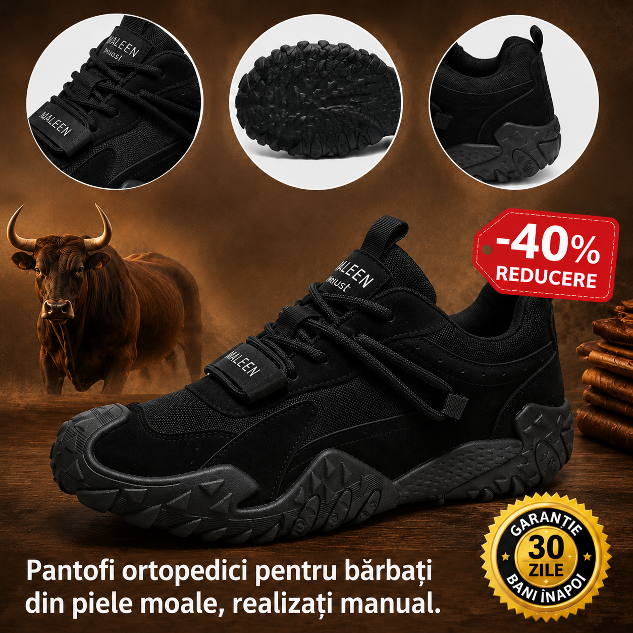 ⏰Ultima zi, reducere de 40% - Nu rata ocazia! ✅ Pantofi ortopedici confortabili ✅ Suport pentru bolta plantară ✅ Ameliorează durerea de picior - Design ergonomic