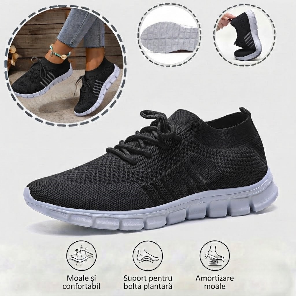 ⏰Ultima zi, reducere 40%! Nu ratați - Pantofi ortopedici cu design ergonomic ✅️Absorbție a șocurilor ✅️Încălțăminte ortopedică sănătoasă, concepută special pentru femeile europene.