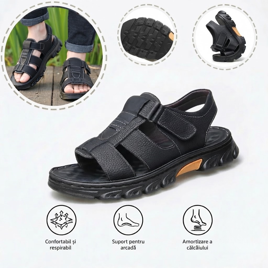 🎁Ultima zi pentru o reducere de 40%, nu ratați!⏰Fabricați din piele de vițel australiană🐂Suport pentru picioare - ameliorează durerea de picioare✅Impermeabili și antiderapanți, confortabili la mers.