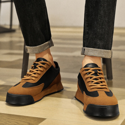 (🎉Reducere de 50% astăzi - nu o ratați) Pantofi casual noi de lux pentru bărbați din piele intoarsa 👞Mergere confortabilă, (✅Eficacitate: ameliorează durerile de picioare)