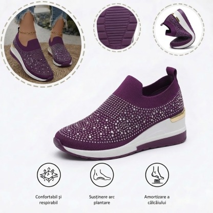 ⏰Ultima zi, reducere 40%! Nu ratați - Pantofi ortopedici cu design ergonomic ✅️Absorbție a șocurilor ✅️Încălțăminte ortopedică sănătoasă, concepută special pentru femeile europene.