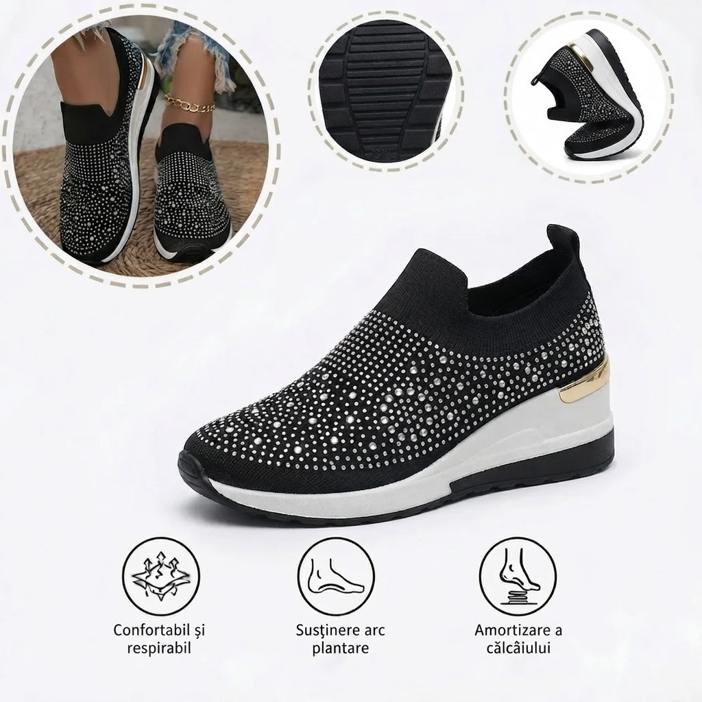 ⏰Ultima zi, reducere 40%! Nu ratați - Pantofi ortopedici cu design ergonomic ✅️Absorbție a șocurilor ✅️Încălțăminte ortopedică sănătoasă, concepută special pentru femeile europene.