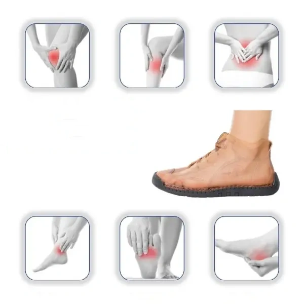 (🔥50% reducere astăzi - nu-l ratați⏰) Pantofi ortopedici de exterior pentru bărbați 👞Suport arcuit, ameliorarea durerii✅Design ergonomic