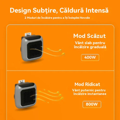 Mini încălzitor de înaltă tehnologie 2026: Încălzire rapidă, potrivit pentru uz casnic, baie, montare pe perete și birou