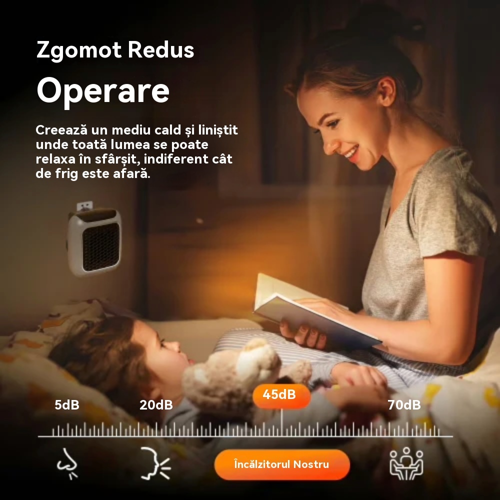 Mini încălzitor de înaltă tehnologie 2026: Încălzire rapidă, potrivit pentru uz casnic, baie, montare pe perete și birou