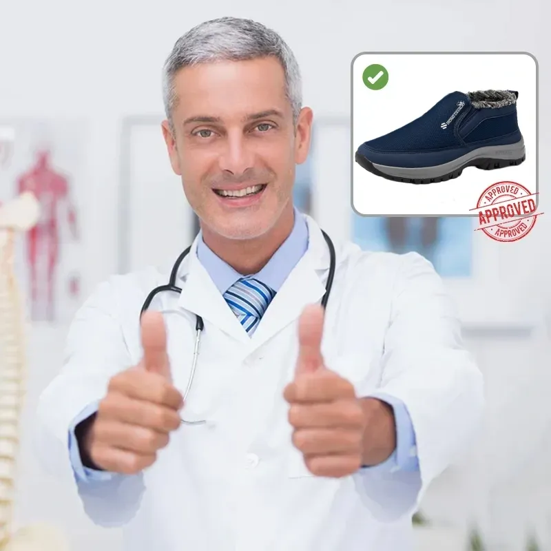 (⏰Reducere de Crăciun 50%🎁) TRONG CAVARY❄️ Ghete de iarnă confortabile pentru bărbați👞călduță, susținere a arcului ✅Un must-have pentru bărbați