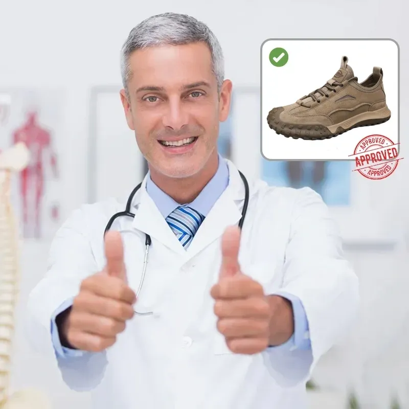 (🔥50% reducere pentru o perioadă limitată, nu-l ratați⏰) Pantofi ortopedici pentru bărbați din piele naturală australiene👞Suport pentru arc ✅Ameliorează durerile de picioare