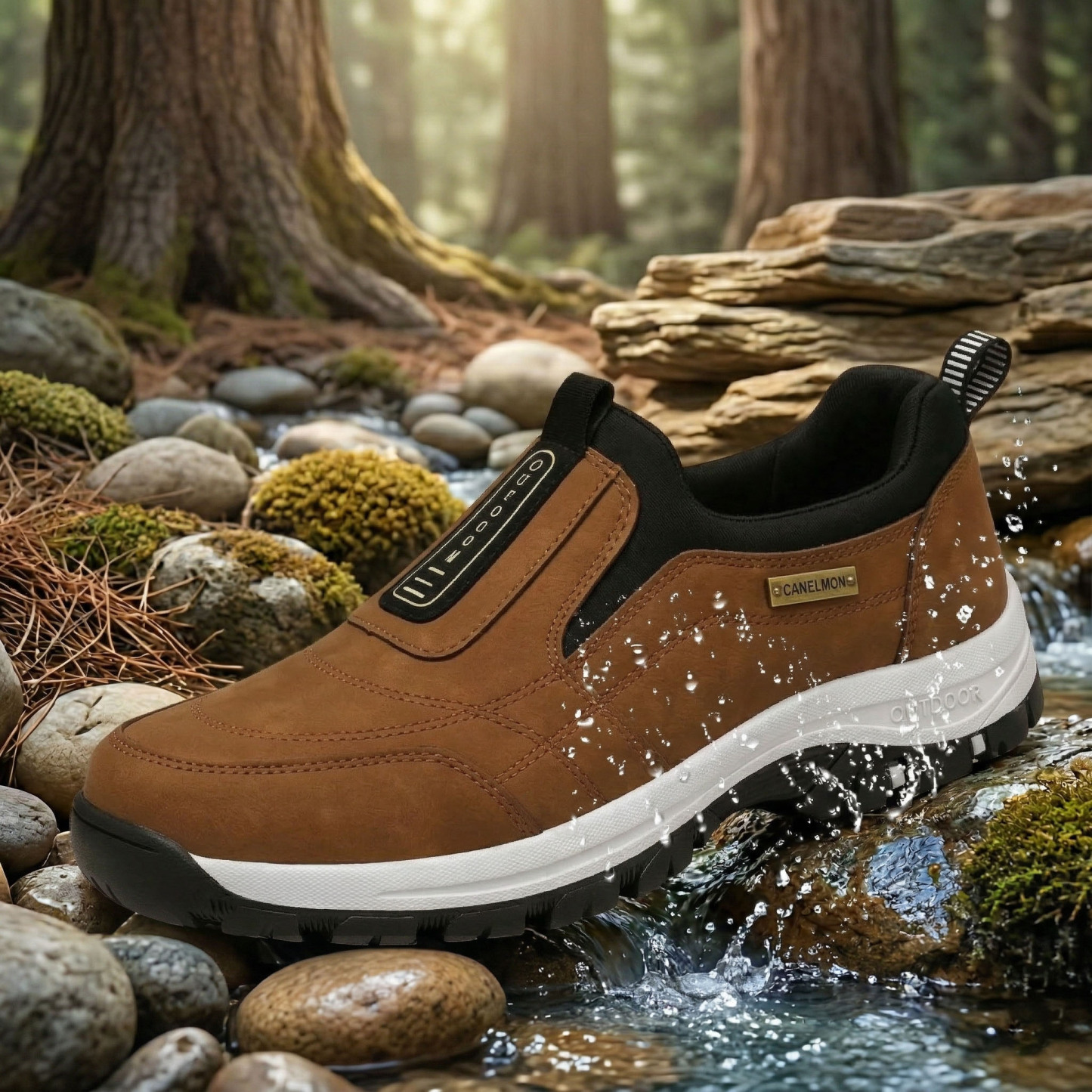 ✅Încălțăminte ortopedică din piele întoarsă de înaltă calitate🦶Ameliorează durerile de picioare și fasciita - Impermeabile și antiderapante🔴