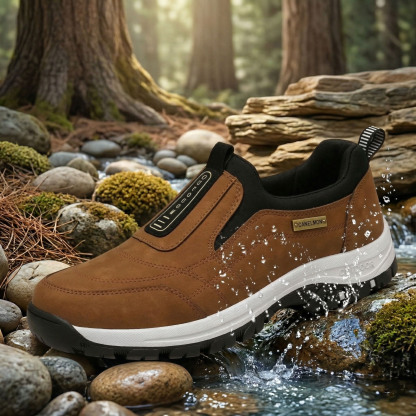 ✅Încălțăminte ortopedică din piele întoarsă de înaltă calitate🦶Ameliorează durerile de picioare și fasciita - Impermeabile și antiderapante🔴