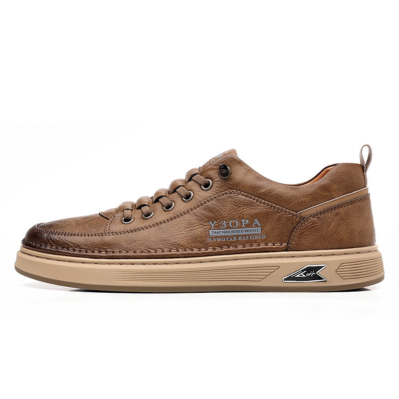 [Ultima zi de reducere de 50% – Se termină în curând] 🔥 Pantofi casual din piele de vițel pentru bărbați 👞 Ameliorează durerea de picioare ✅ Suport pentru bolta plantară pentru mers confortabil