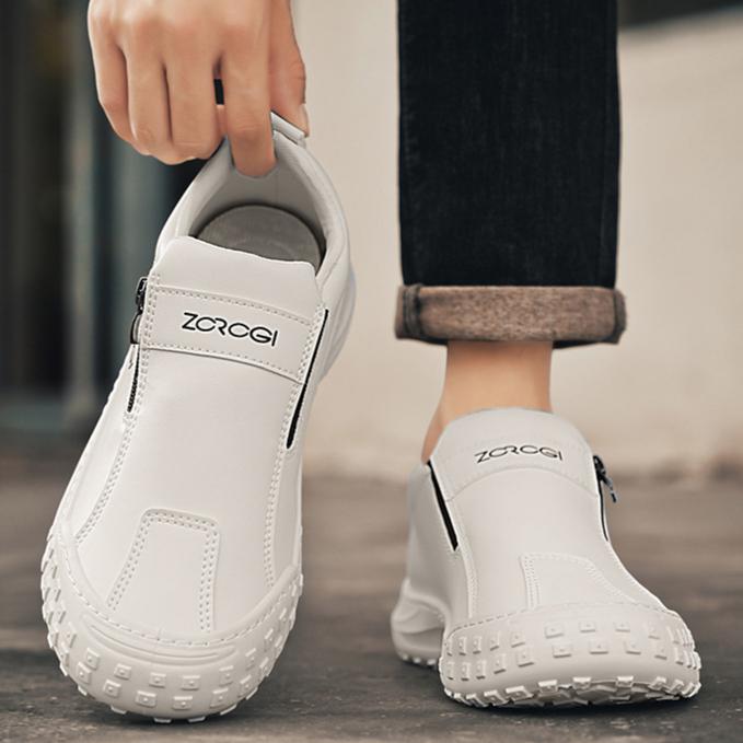 ⭕️Pantofi ortopedici din piele de vacă lucrați manual👞Branț ortopedic cu inteligență artificială + suport pentru gleznă✅Ușor de încălțat și dezbrăcat, impermeabili și confortabili